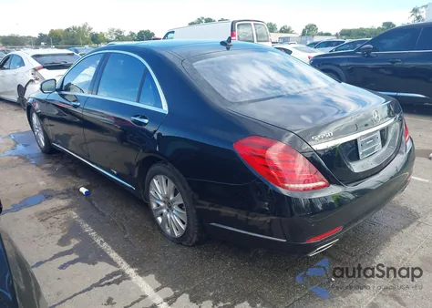 2015 Mercedes-Benz S 550 from USA, damaged, VIN WDDUG8CB3FA123163